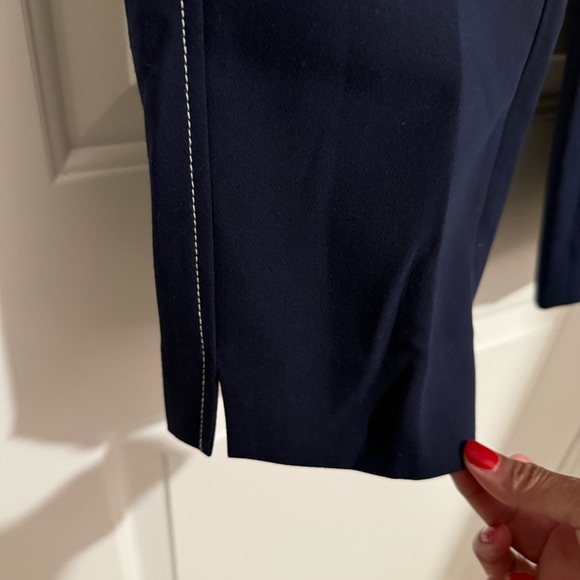 J. Crew Drapey Drawstring Pants Navy Blue Size S - Picture 4 of 8